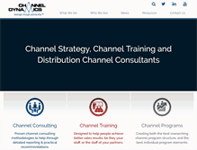 Tablet Screenshot of channeldynamics.com.au